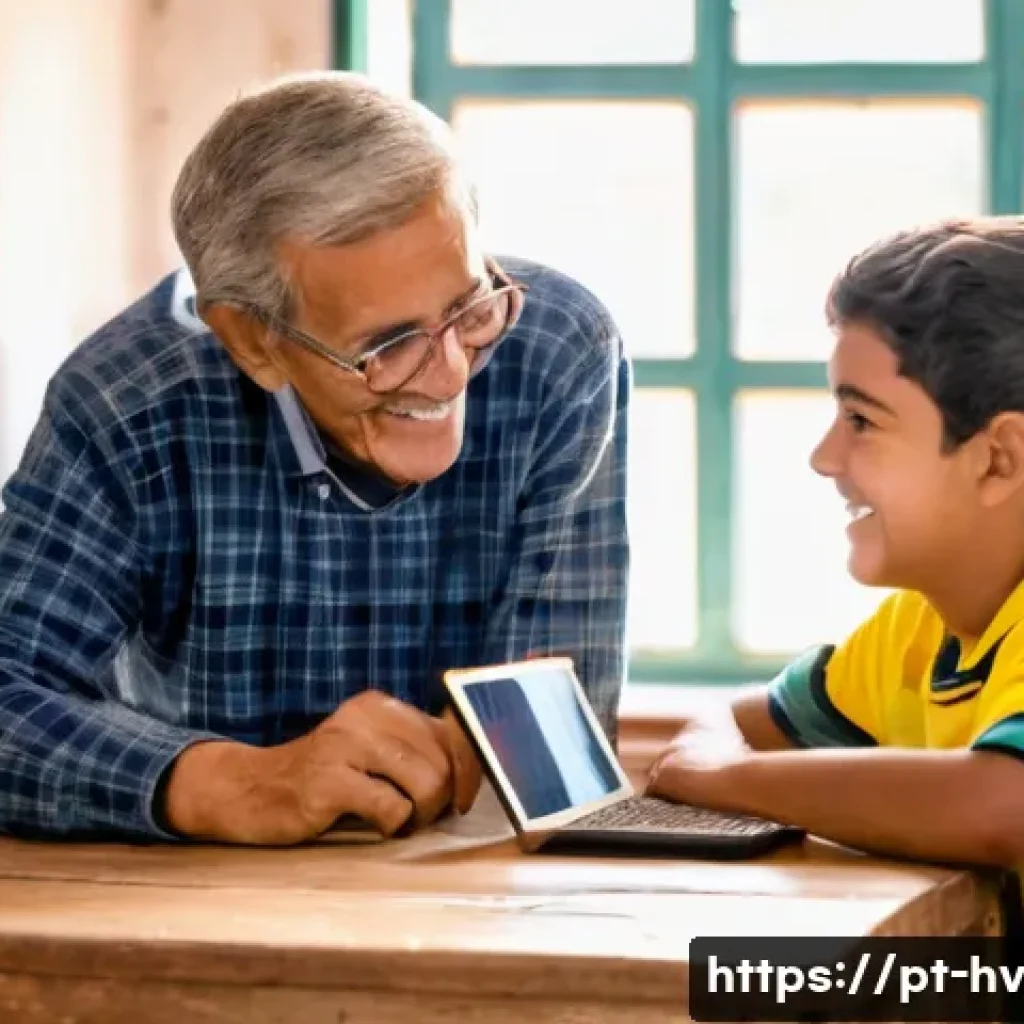 소셜 임팩트 측정에서의 이해관계자 분석 - **Prompt 1: Community Digital Literacy in Rural Portugal**
"A vibrant and inclusive scene inside...
